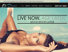 Tablet Screenshot of downtownmedspa.com